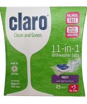 قرص ماشین ظرفشویی کلارو 20عددی